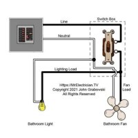 Wiring Diagram For Bathroom Fan From Light Switch To