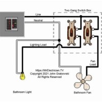 Wiring Diagram For Exhaust Fan And Light Switch